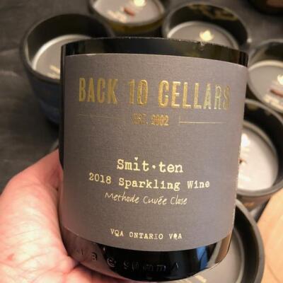 Back 10 Cellars - Smitten Recycled Wine Candle 